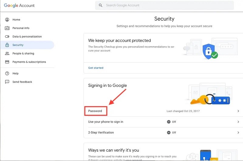 How do I Change My Google Password | Reset Password | waredot